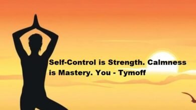 Self-Control is Strength. Calmness is Mastery. You - Tymoff