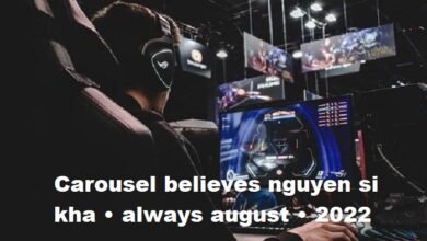 carousel believes nguyen si kha • always august • 2022