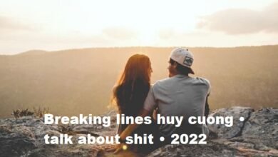 breaking lines huy cuong • talk about shit • 2022